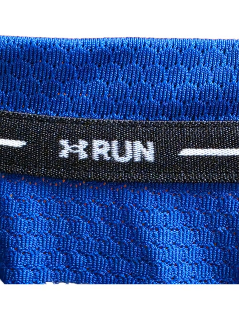 Under Armour Qualifier HexDelta Running Shirt XXL Blue Mesh Back Raglan Tee - Picture 5 of 11